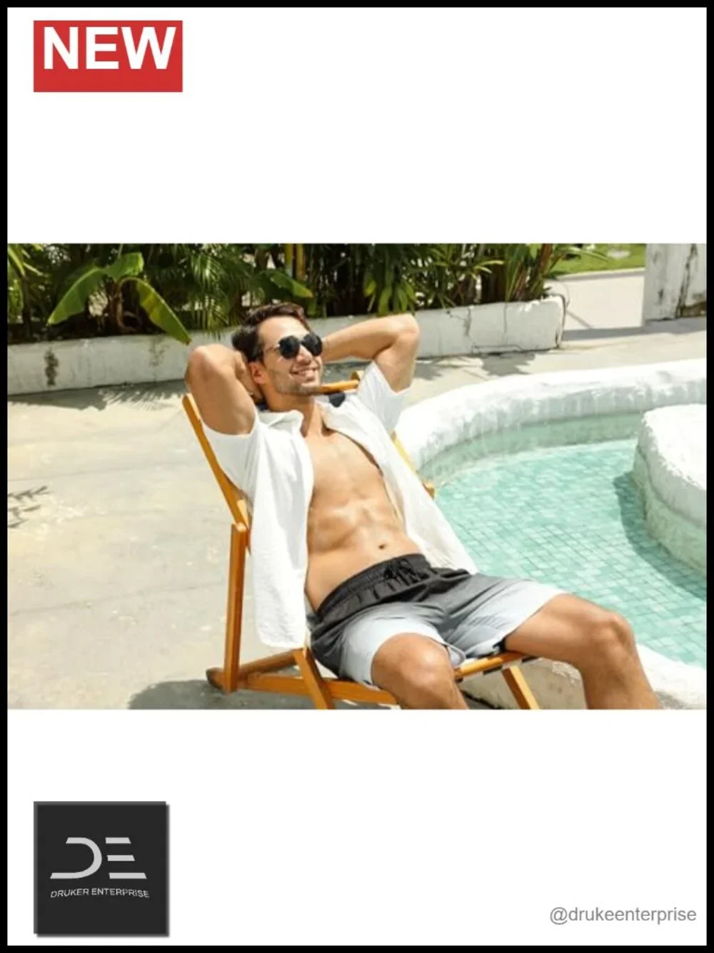 Men's Swim Trunks with Compression Liner 7